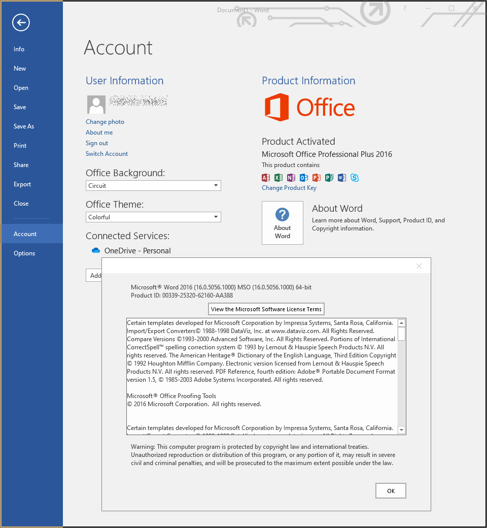 view build number for office 365 on mac computer