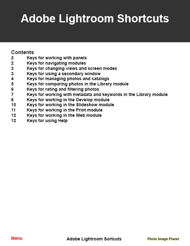 shortcuts for mac pdf